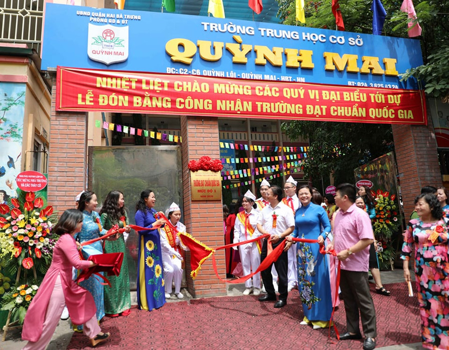 Nhiều trường học Hà Nội đón bằng công nhận trường chuẩn quốc gia ảnh 3 Nhiều trường học Hà Nội đón bằng công nhận trường chuẩn quốc gia ảnh 3