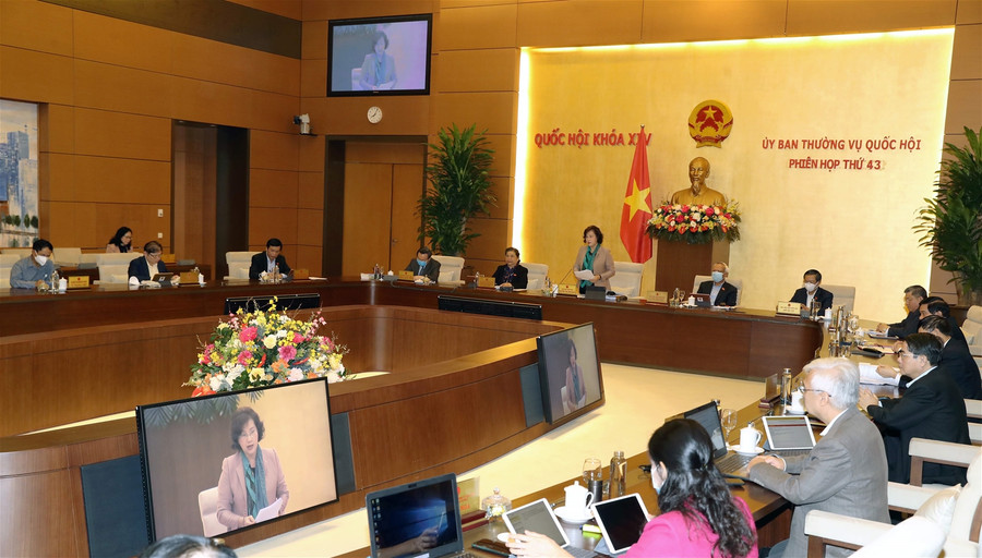 Khai mạc Phiên họp thứ 43 của Ủy ban Thường vụ Quốc hội