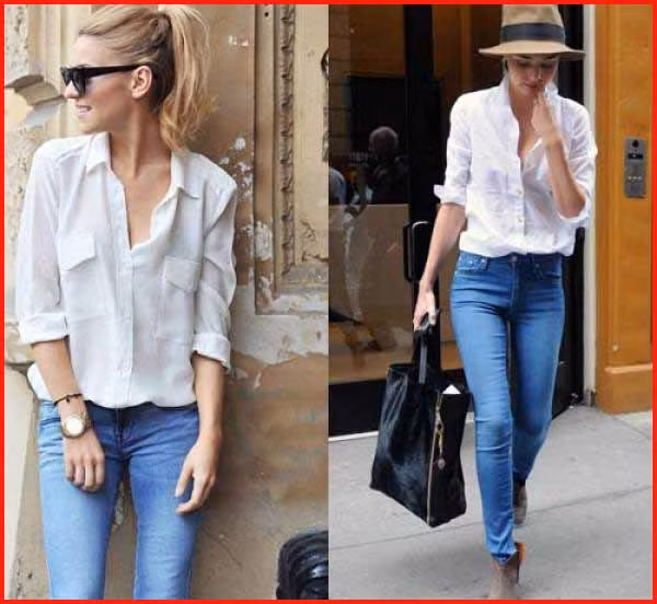 Những cách mặc áo sơ mi trắng vừa sang chảnh, vừa thanh lịch 