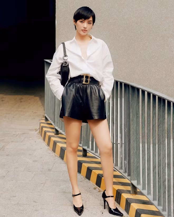 Cách mặc áo sơ mi trắng đẹp mỗi ngày như Tăng Thanh Hà, Khánh Linh ảnh 2