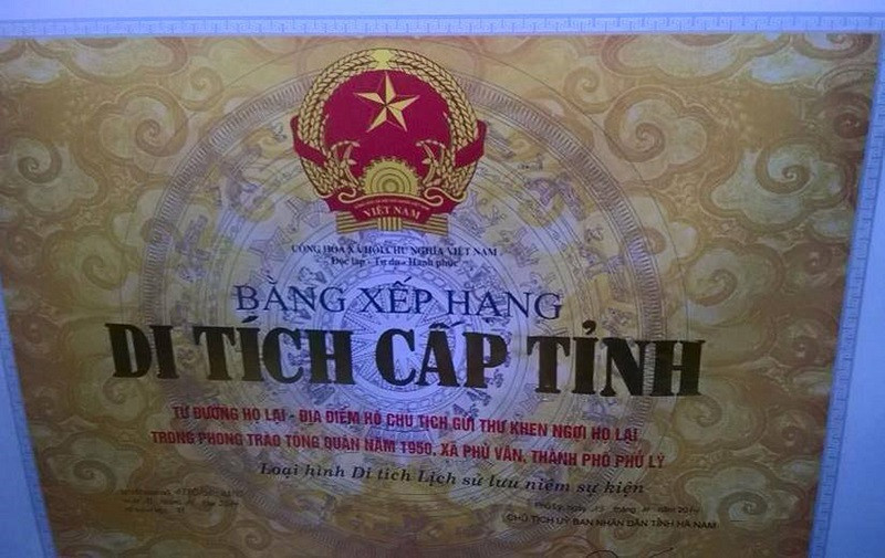 Bác Hồ gửi thư khen ngợi họ Lại Phù Vân: Niềm tự hào của dòng tộc anh hùng ảnh 1 Bác Hồ gửi thư khen ngợi họ Lại Phù Vân: Niềm tự hào của dòng tộc anh hùng ảnh 1