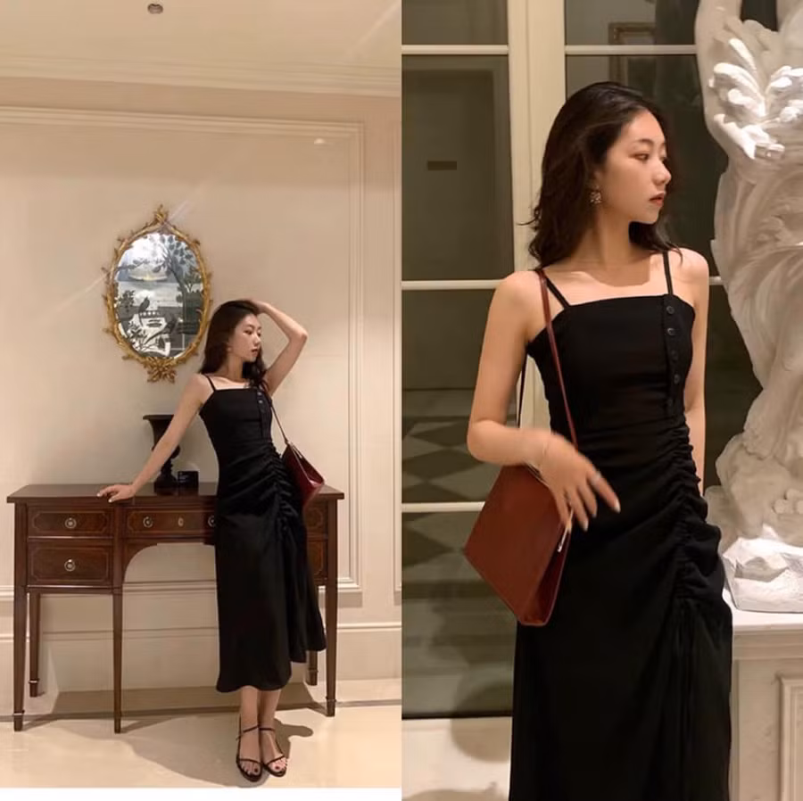 Những mẫu váy cực xinh dành riêng cho các cô nàng thích màu đen ảnh 6