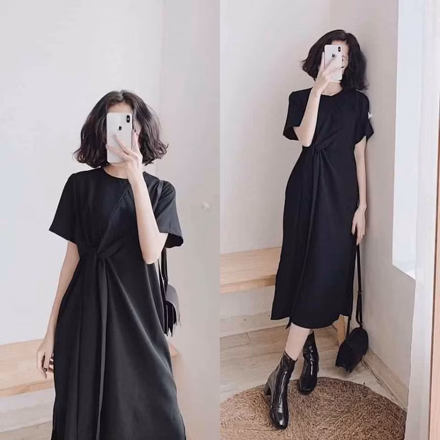 Những mẫu váy cực xinh dành riêng cho các cô nàng thích màu đen ảnh 3