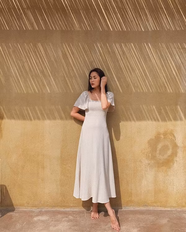 Gu thời trang khác nhau "một trời một vực" giữa Hà Tăng và em chồng Tiên Nguyễn ảnh 6