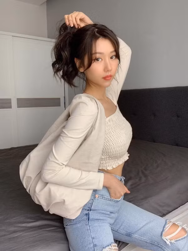 Cách làm tóc xinh lung linh cho các nàng trán cao lại thiếu tóc mai ảnh 2