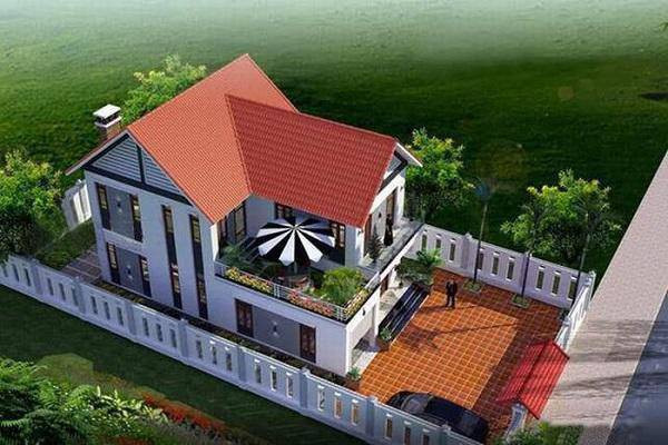 Những mẫu nhà 2 tầng đẹp, đơn giản đậm nét truyền thống ảnh 5 Những mẫu nhà 2 tầng đẹp, đơn giản đậm nét truyền thống ảnh 5