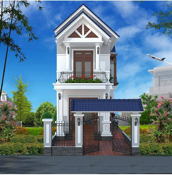 Những mẫu nhà 2 tầng đẹp, đơn giản đậm nét truyền thống ảnh 6 Những mẫu nhà 2 tầng đẹp, đơn giản đậm nét truyền thống ảnh 6