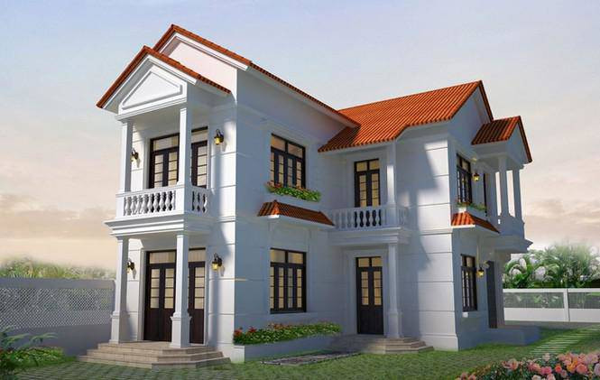 Những mẫu nhà 2 tầng đẹp, đơn giản đậm nét truyền thống ảnh 4 Những mẫu nhà 2 tầng đẹp, đơn giản đậm nét truyền thống ảnh 4