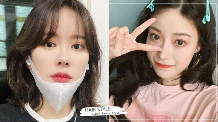 Độc chiêu tự uốn tóc mái đẹp như sao Hàn chẳng cần bước chân ra tiệm