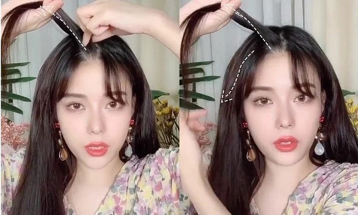 Độc chiêu tự uốn tóc mái đẹp như sao Hàn chẳng cần bước chân ra tiệm ảnh 5 Độc chiêu tự uốn tóc mái đẹp như sao Hàn chẳng cần bước chân ra tiệm ảnh 5