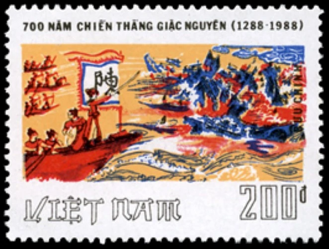 Bộ tem Chiến thắng Bạch Đằng (1288): Hùng khí “Sát thát” – thông điệp bản hùng ca