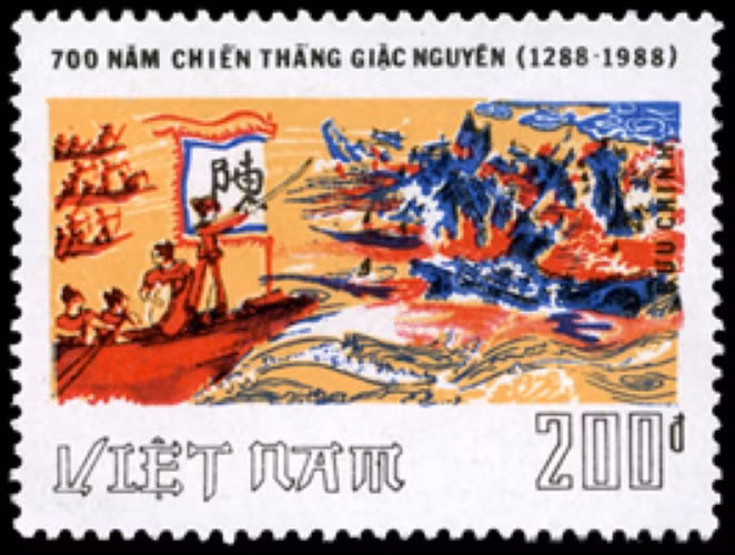 Bộ tem Chiến thắng Bạch Đằng (1288): Hùng khí “Sát thát” – thông điệp bản hùng ca