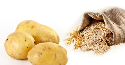 Cách làm mặt nạ trị sẹo rỗ mụn từ khoai tây và yến mạch Cách làm mặt nạ trị sẹo rỗ mụn từ khoai tây và yến mạch