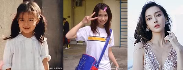 Ngắm nhan sắc ngày bé cực đáng yêu của Lưu Diệc Phi, Dương Mịch, Địch Lệ Nhiệt Ba... ảnh 5