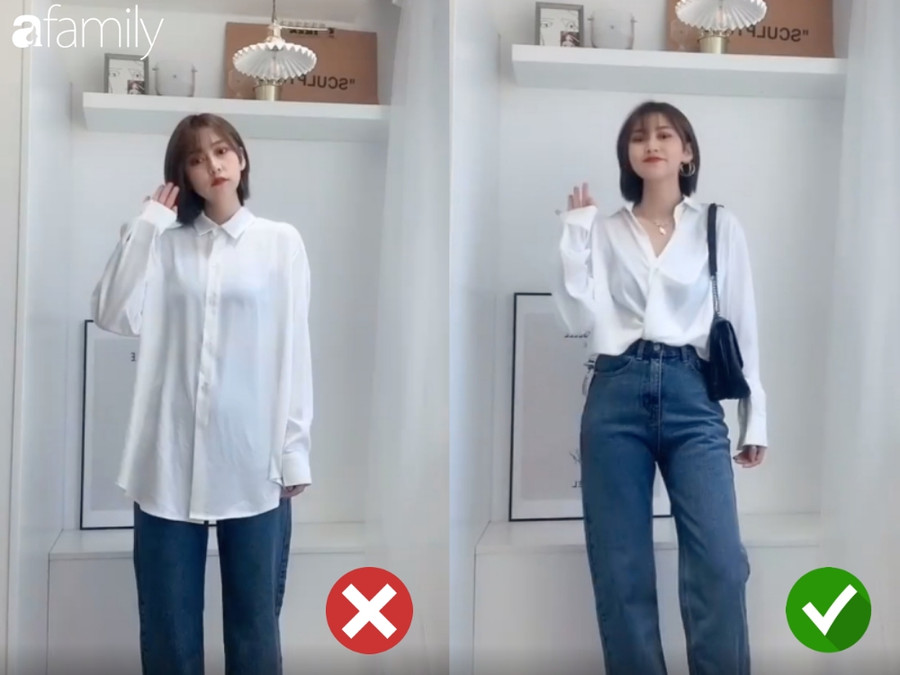 Tự "chế cháo" áo phông, sơ mi thành những items hợp mốt và siêu tôn dáng