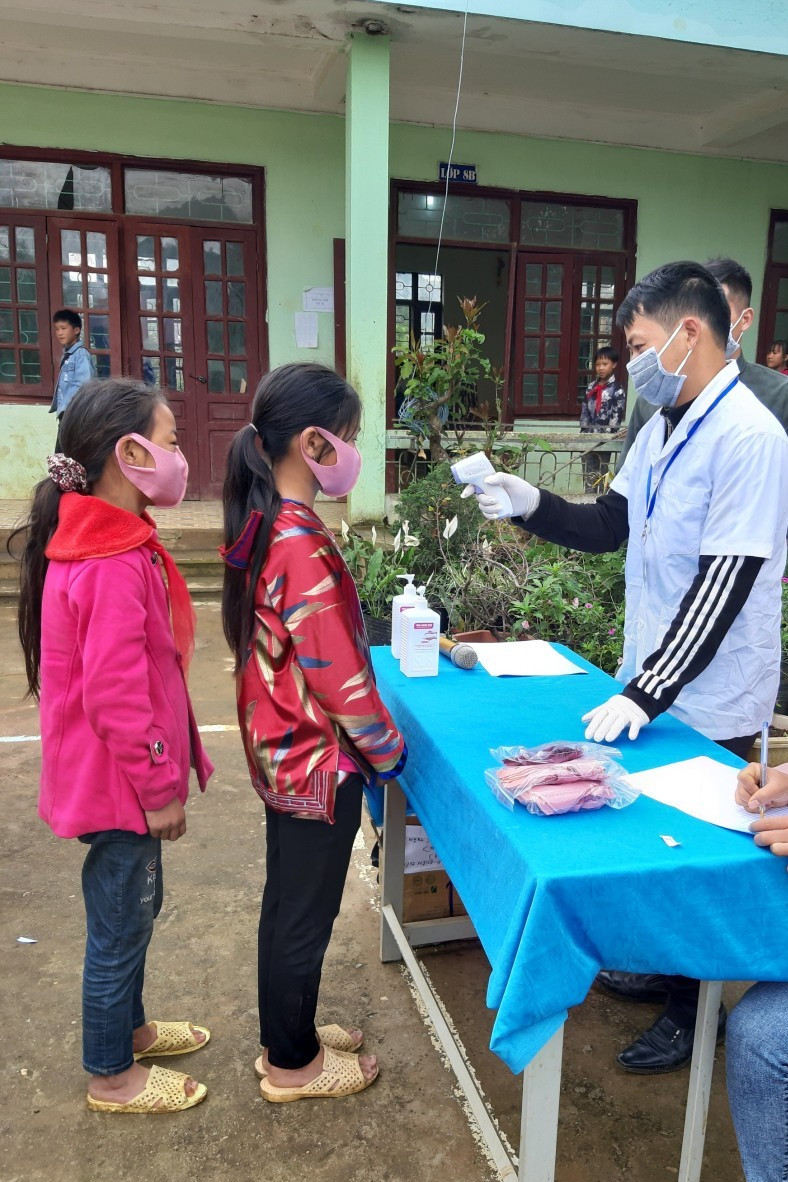 Điện Biên: Rèn học sinh vùng cao phòng dịch ảnh 1 Điện Biên: Rèn học sinh vùng cao phòng dịch ảnh 1