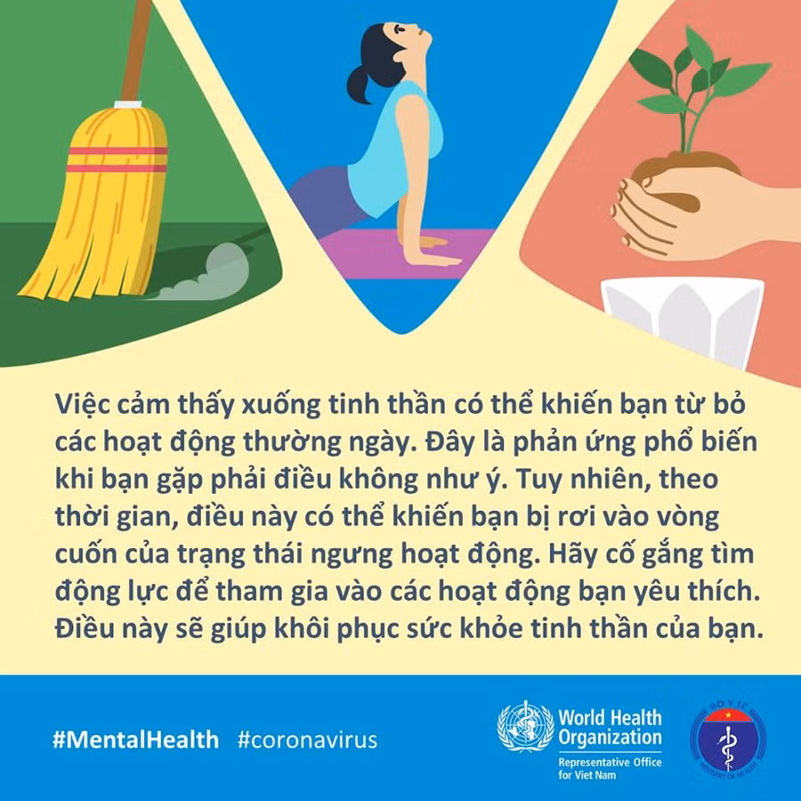Vài gợi ý đơn giản giúp bạn vực dậy sức khoẻ tinh thần hậu COVID-19 ảnh 1
