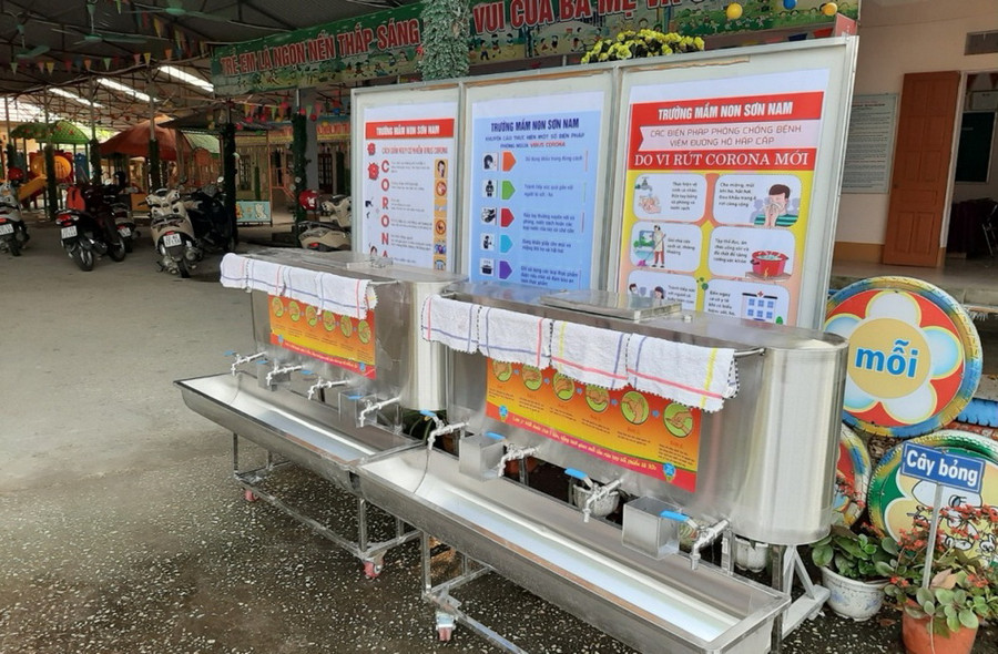 Tuyên Quang: Trường học sáng tạo trong hoạt động phòng, chống Covid-19 ảnh 3 Tuyên Quang: Trường học sáng tạo trong hoạt động phòng, chống Covid-19 ảnh 3