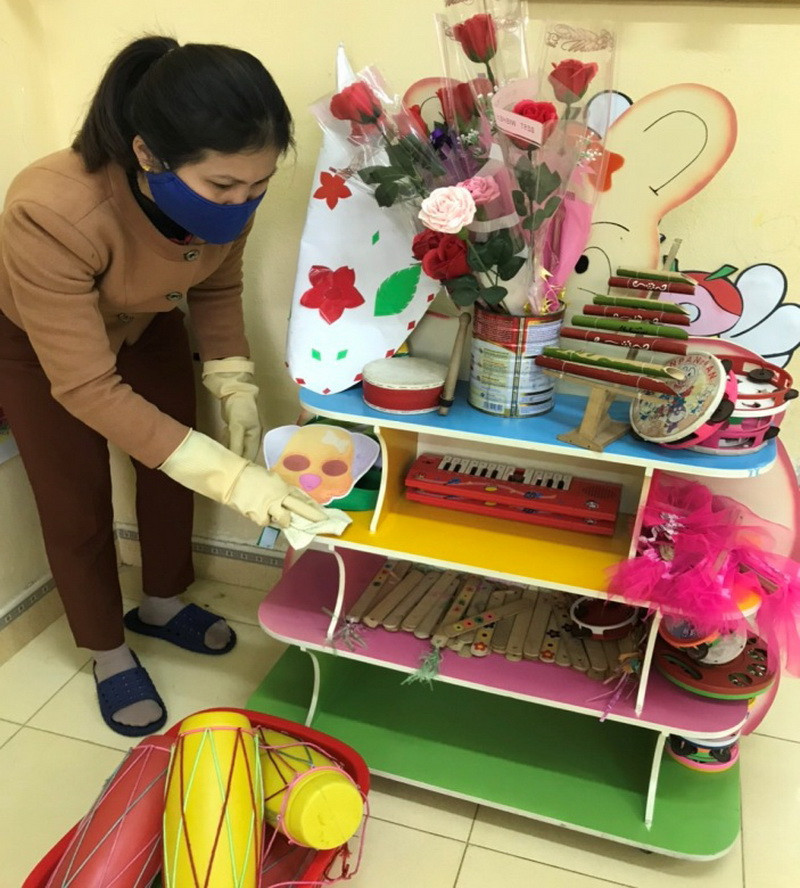 Tuyên Quang: Trường học sáng tạo trong hoạt động phòng, chống Covid-19 ảnh 1 Tuyên Quang: Trường học sáng tạo trong hoạt động phòng, chống Covid-19 ảnh 1