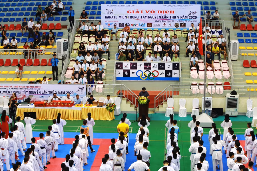 Khai mạc giải vô địch Karate Miền Trung – Tây Nguyên lần thứ V