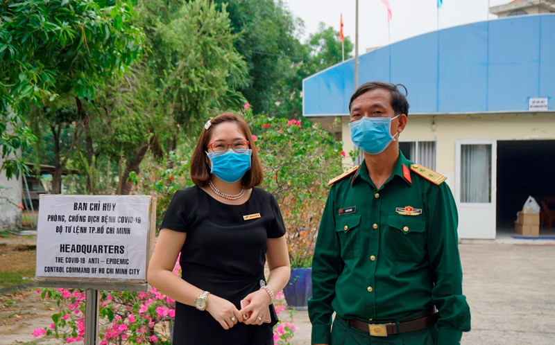 Robot khử khuẩn của Trường ĐH Tôn Đức Thắng ‘nhận nhiệm vụ’ tại khu cách ly ảnh 1