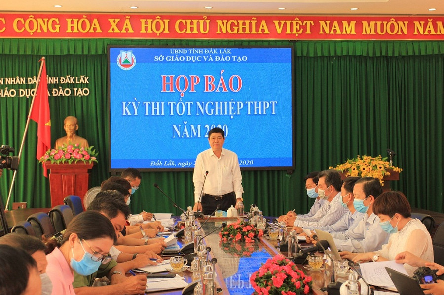 Đắk Lắk chuẩn bị các phương án cho kỳ thi tốt nghiệp THPT 2020 ảnh 1 Đắk Lắk chuẩn bị các phương án cho kỳ thi tốt nghiệp THPT 2020 ảnh 1