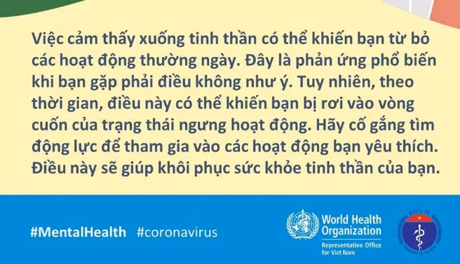 Vài gợi ý đơn giản giúp bạn vực dậy sức khoẻ tinh thần hậu COVID-19
