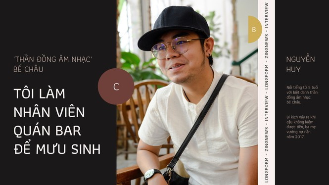 "Thần đồng bé Châu" làm nhân viên quán bar để mưu sinh ảnh 1 "Thần đồng bé Châu" làm nhân viên quán bar để mưu sinh ảnh 1