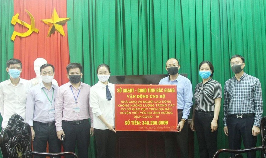 Bắc Giang: Hàng nghìn giáo viên không có lương được hỗ trợ tiền mặt ảnh 1 Bắc Giang: Hàng nghìn giáo viên không có lương được hỗ trợ tiền mặt ảnh 1
