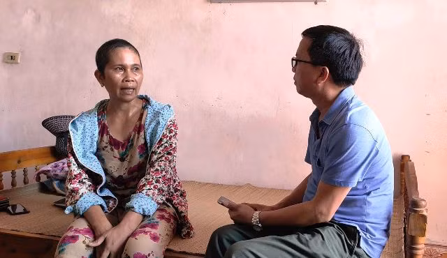 Thanh Hóa: Cận cảnh những hộ cận nghèo, được nhận tiền hỗ trợ Covid-19 ở huyện Yên Định ảnh 9