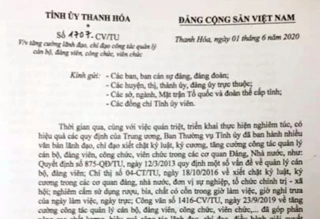 Nhiều cán bộ công chức bị bắt vì đánh bạc, Thanh Hóa chấn chỉnh công tác cán bộ trong toàn tỉnh