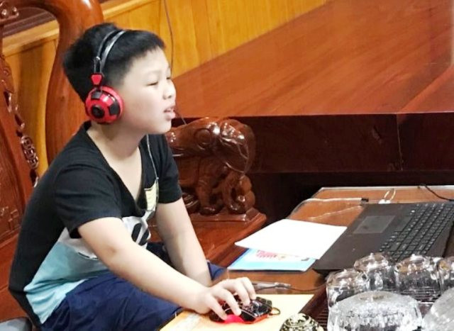 Thanh Hóa: Cô, trò hào hứng dạy và học trực tuyến ảnh 7 Thanh Hóa: Cô, trò hào hứng dạy và học trực tuyến ảnh 7