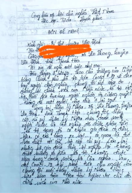 Thanh Hóa: Cận cảnh những hộ cận nghèo, được nhận tiền hỗ trợ Covid-19 ở huyện Yên Định ảnh 3