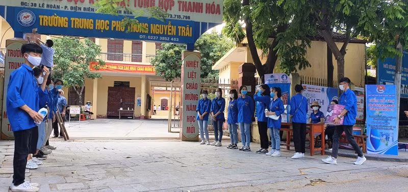 Thanh Hóa: Hơn 100 đội thanh niên tiếp sức mùa thi 2020 ảnh 4