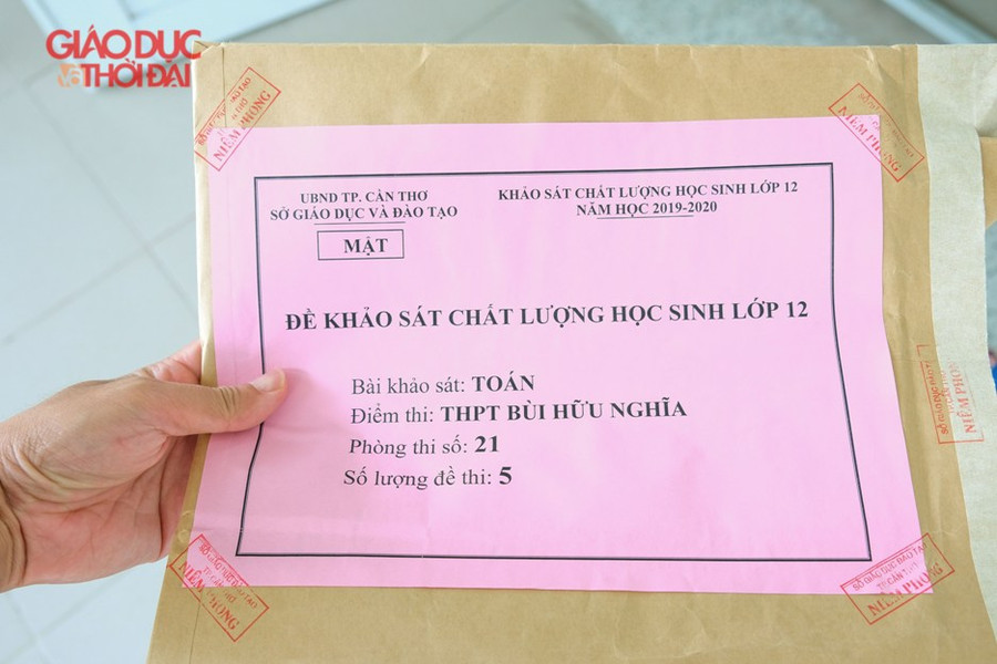 Cần Thơ: Hơn 9.000 HS thi khảo sát chất lượng lớp 12 ảnh 3 Cần Thơ: Hơn 9.000 HS thi khảo sát chất lượng lớp 12 ảnh 3
