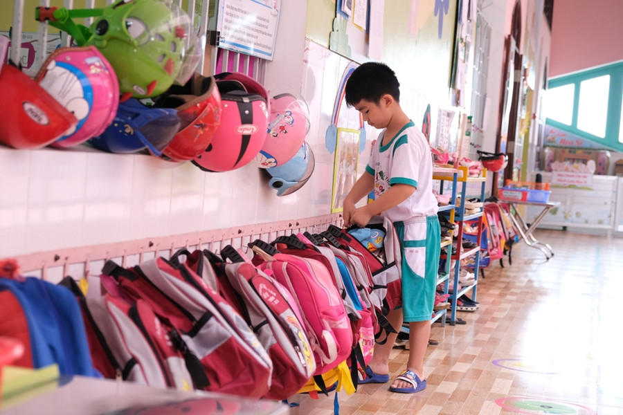 Hình ảnh bé lớp Lá đáng yêu ngày trở lại trường ảnh 11 Hình ảnh bé lớp Lá đáng yêu ngày trở lại trường ảnh 11