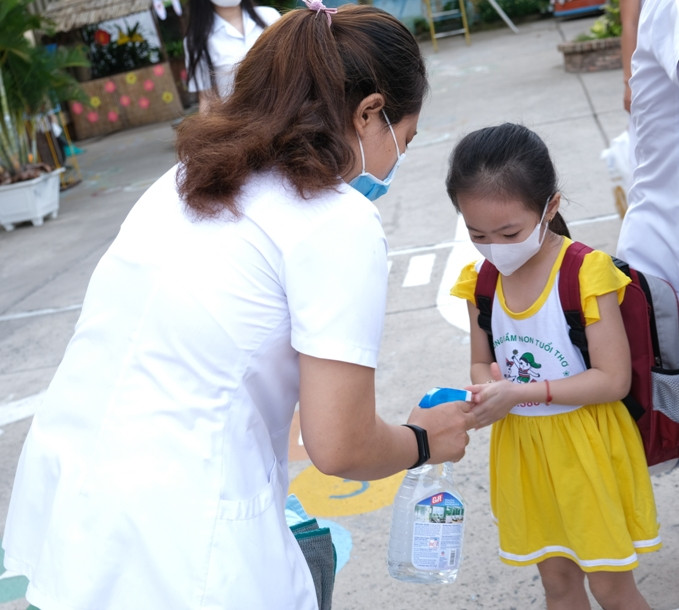 Hình ảnh bé lớp Lá đáng yêu ngày trở lại trường ảnh 5 Hình ảnh bé lớp Lá đáng yêu ngày trở lại trường ảnh 5