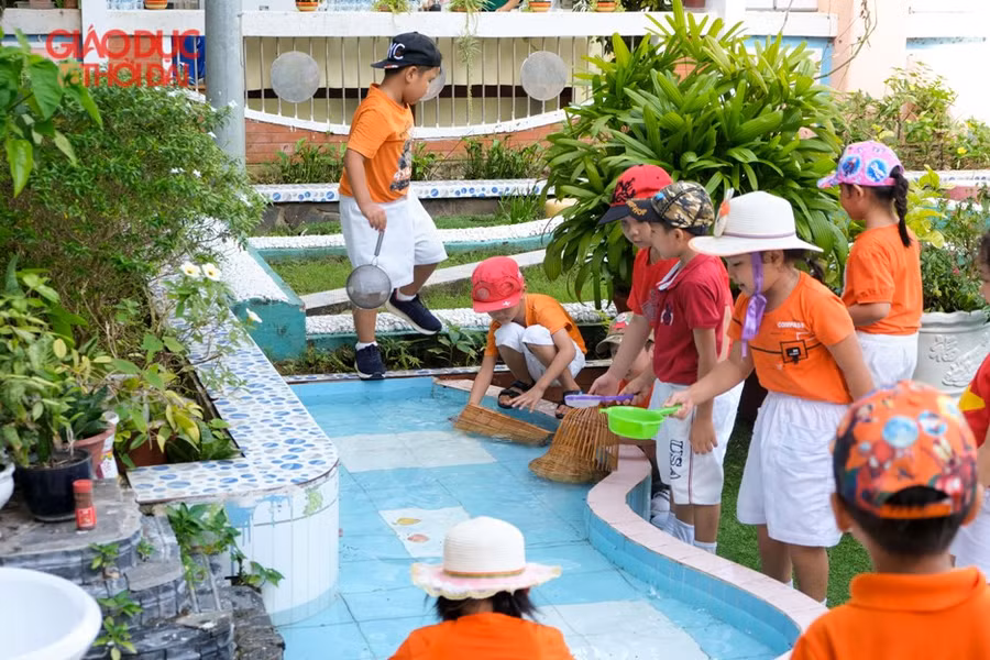 Trường mầm non “lấy trẻ làm trung tâm” tạo sự thân thiện với trẻ ảnh 1