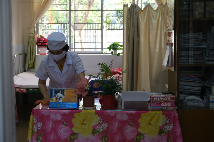 Hình ảnh trường học Cần Thơ tất bật chuẩn bị đón HS Tiểu học trở lại trường ảnh 8 Hình ảnh trường học Cần Thơ tất bật chuẩn bị đón HS Tiểu học trở lại trường ảnh 8