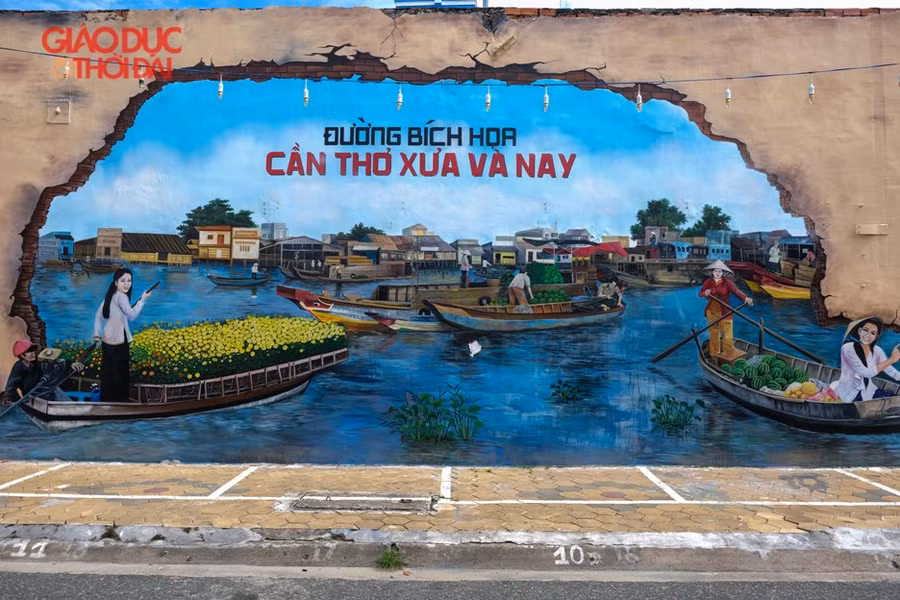 Trở lại con đường bích họa ở Cần Thơ ảnh 1