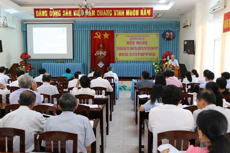 Tiền Giang: Nét mới trong tập huấn công tác thanh tra, kiểm tra thi