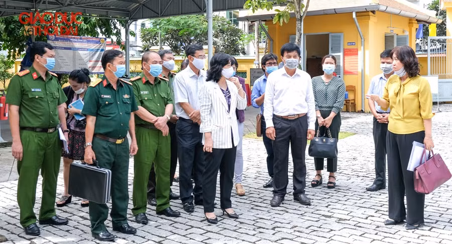 Cần Thơ: Lãnh đạo thành phố kiểm tra công tác chuẩn bị thi tốt nghiệp THPT ảnh 3