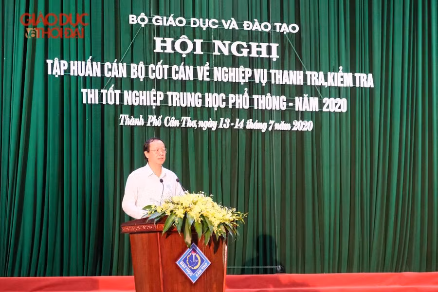 Thứ trưởng Phạm Ngọc Thưởng: Tăng cường trách nhiệm bảo đảm kỳ thi tốt nghiệp THPT an toàn, nghiêm túc ảnh 1