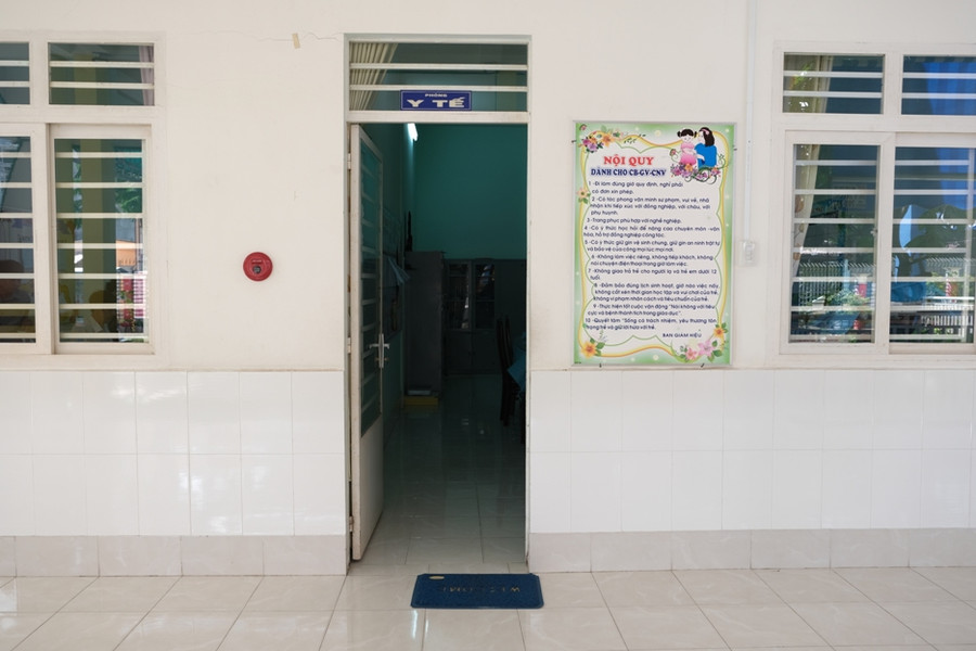 Trường học Cần Thơ sạch tinh tươm sẵn sàng đón trẻ mầm non trở lại trường ảnh 3 Trường học Cần Thơ sạch tinh tươm sẵn sàng đón trẻ mầm non trở lại trường ảnh 3