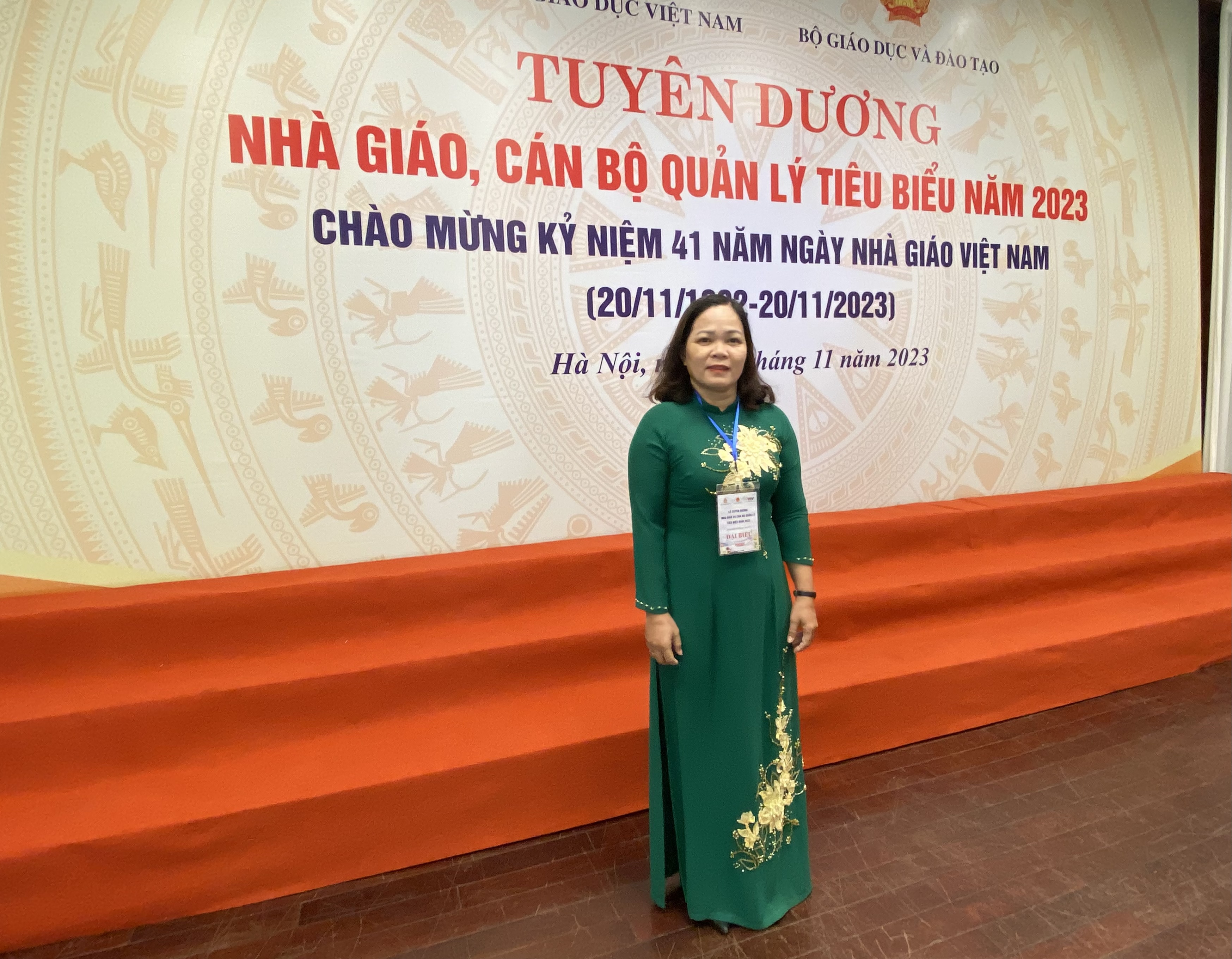 Cô Phan Thị Khánh - giáo viên Trường Tiểu học - THCS Nguyễn Chí Thanh (Gia Lai). Ảnh Ngô Chuyên.