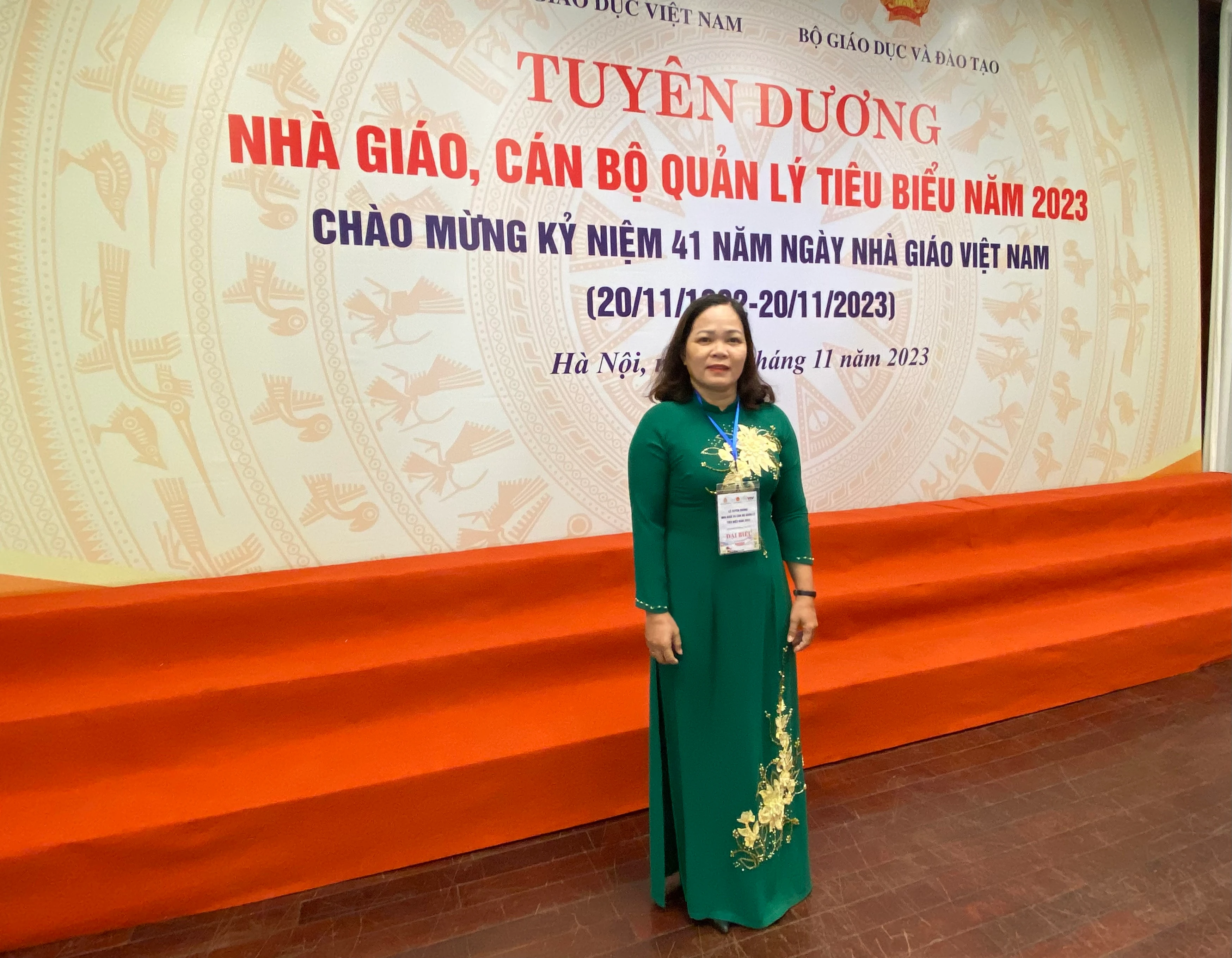 Cô Phan Thị Khánh - giáo viên Trường Tiểu học - THCS Nguyễn Chí Thanh (Gia Lai). Ảnh Ngô Chuyên.