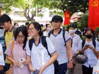 Thí sinh dự thi đánh giá năng lực do Đại học Quốc gia TPHCM tổ chức năm 2026. Ảnh: NTCC.
