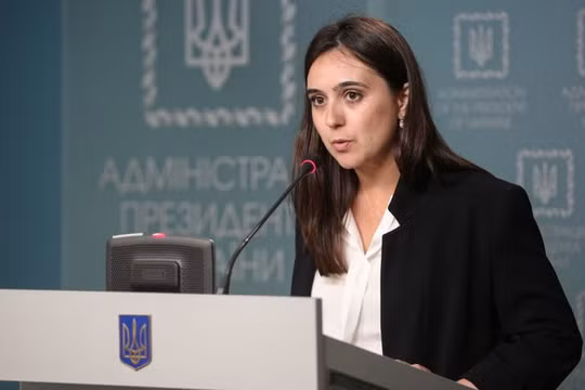 Bà Yulia Mendel, cựu phát ngôn viên của Tổng thống Ukraine Vladimir Zelensky.