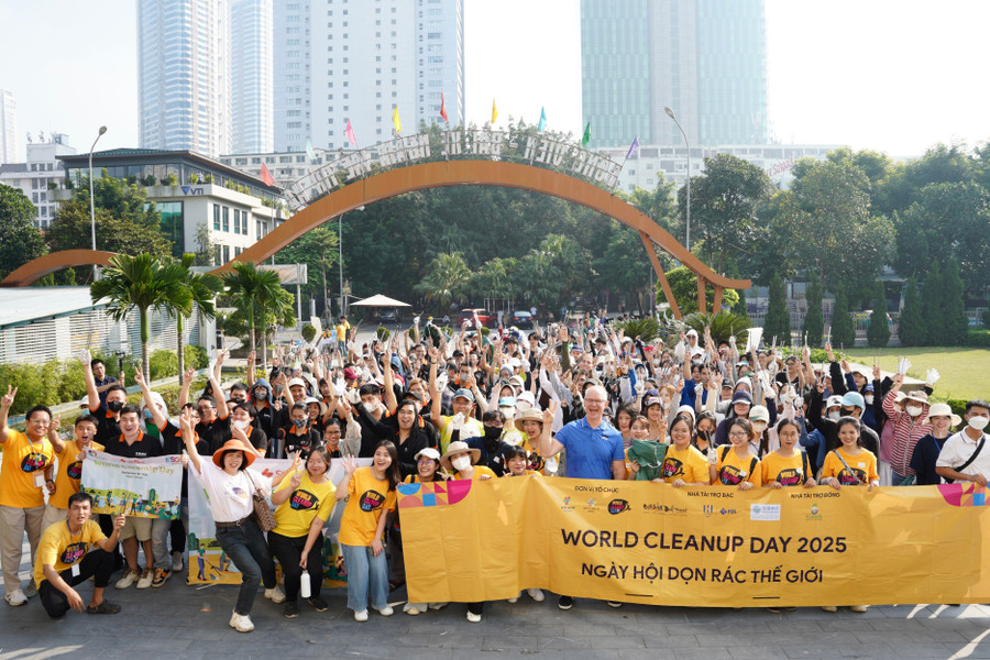Việt Nam hưởng ứng World Cleanup Day 2025, lan tỏa tinh thần sống xanh