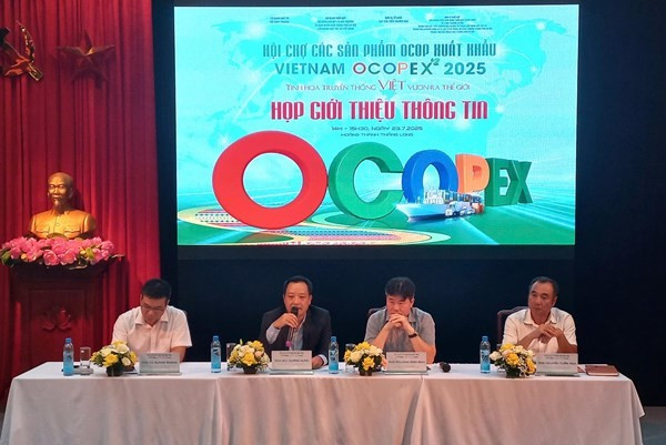 Họp báo giới thiệu thông tin về Hội chợ các sản phẩm OCOP xuất khẩu (Vietnam OCOPEX 2025). a-20250723161925.jpg